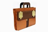 Rhombus Laptop Aso Oke Bag