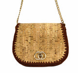 Jide Gear Shoulder Cork Crochet Bag Front