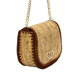 Jide Gear Shoulder Cork Crochet Bag Side
