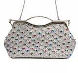 Jide Gear Silvershine Dinner Crochet Bag Front