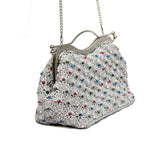 Jide Gear Silvershine Dinner Crochet Bag Side