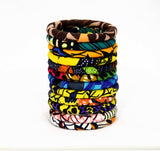 Jide Gear Slim Ankara Bangle