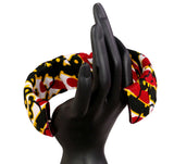 Jide Gear Blackkey Hex Snap Ankara Bangle Open