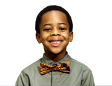 Jide Gear Diamond Kente Boys Bow Tie Boy