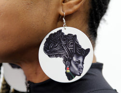 Jide-Gear-Wood-Round-Circle-Mother-Africa-Earring-EarWhite